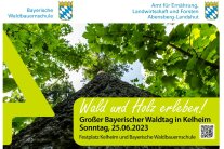 Hinweis Großer Bayerischer Waldtag in Kelheim