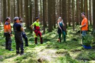 Waldbesitzerfortbildung im Schulwald